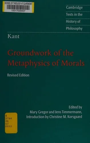 Cover of Groundwork of the Metaphysics of Morals